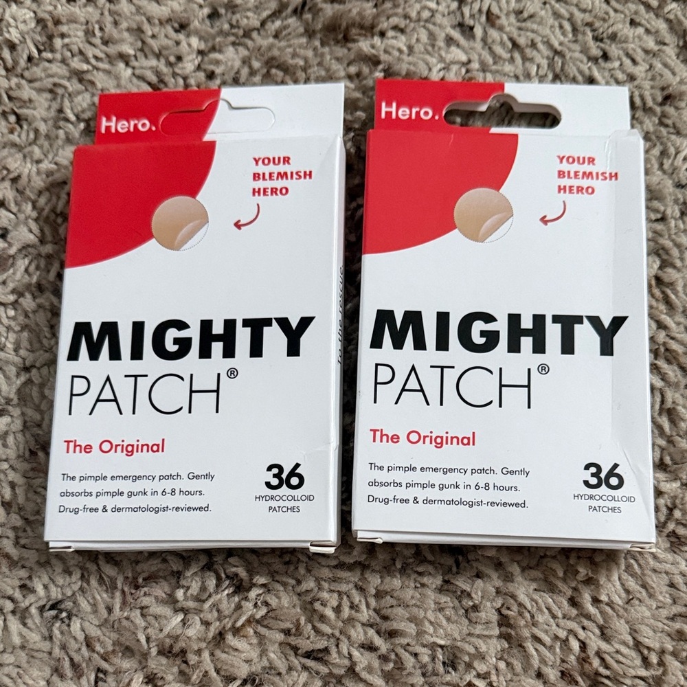 Mighty Patch The Original Hydrocolloid Patches 2x 36 Count Packs